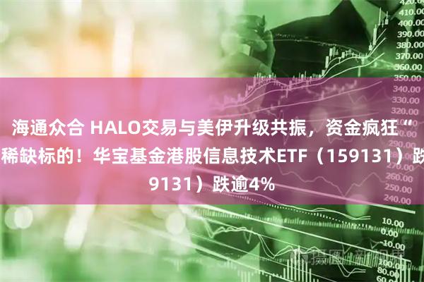 海通众合 HALO交易与美伊升级共振，资金疯狂“扫货”稀缺标的！华宝基金港股信息技术ETF（159131）跌逾4%